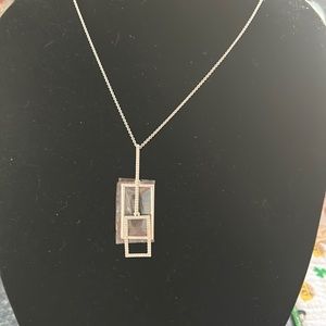 Touchstone Be Open Pendant and earrings